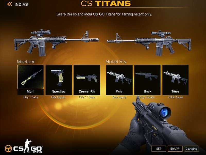 India CS GO Titans Weapon Skins